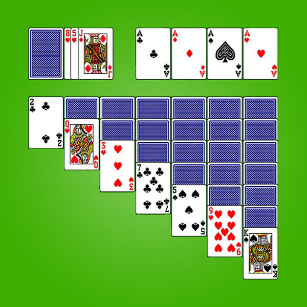 classic solitaire card game